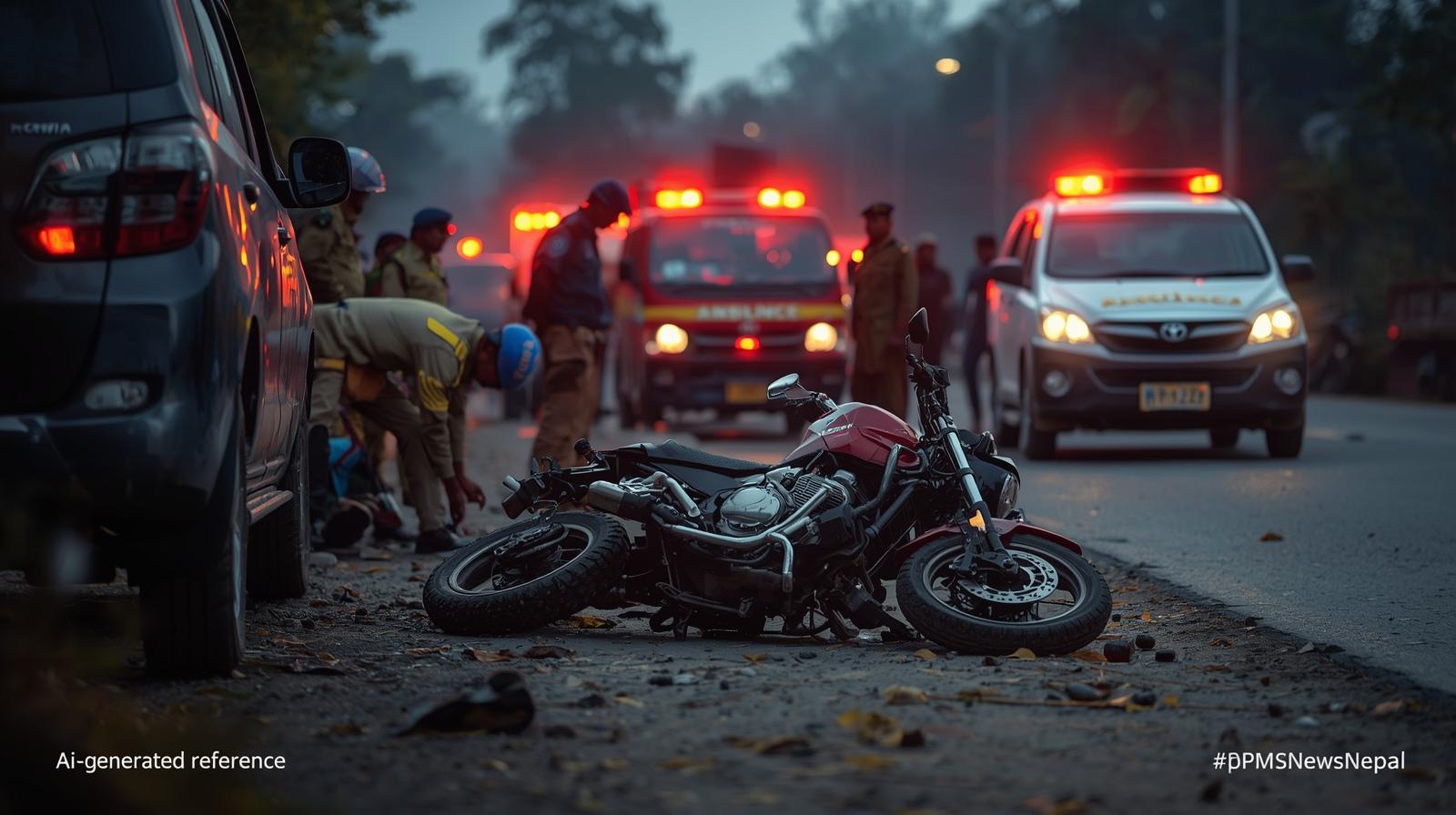 Featured Image of the news article चितवनमा बढ्दो सडक दुर्घटना: चार महिनामै २९ जनाको मृत्यु